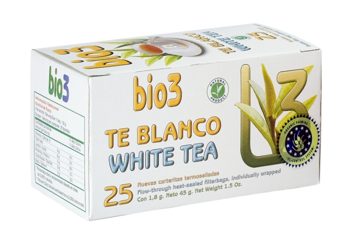BIO 3 WHITE TEA 25 ΦΑΚΕΛΑΚΙΑ (BIOD-007)