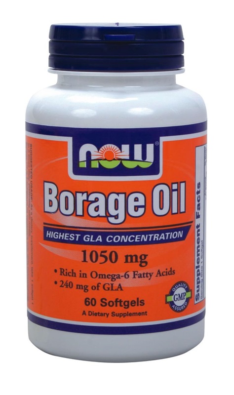 NOW FOODS borage oil 1050MG SOFTGELS 60S (1720)