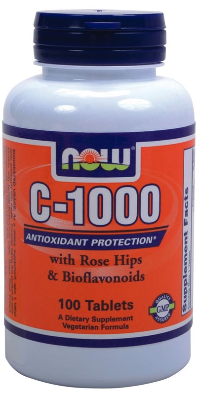 NOW FOODS C-1000 WITH ROSE και BIOFLAVONOIDS TABS 100S (0685)