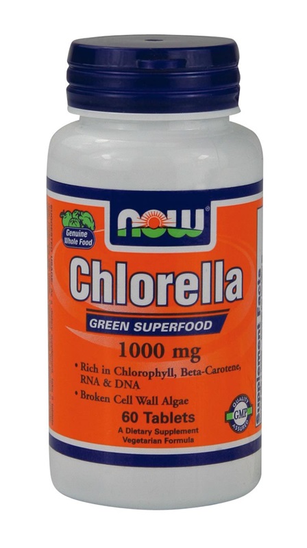 NOW FOODS CHLORELLA 1000MG TABS 60S (2630)