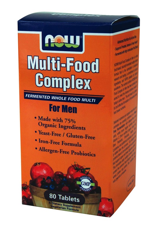 NOW FOODS MULTI-FOOD COMPLEX MEN TABS 80S (3839)