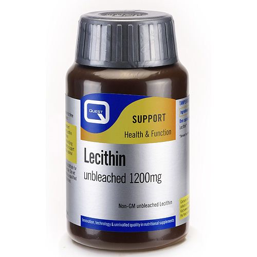 QUEST LECITHIN UNBLEACHED 1200MG CAPS 45S
