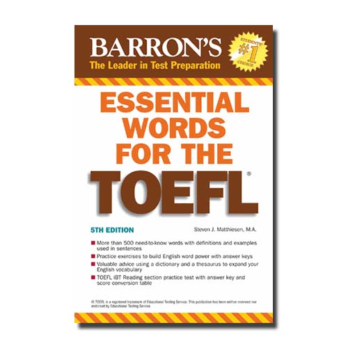 BARRONS ESSENTIAL WORDS FOR THE TOEFL