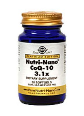 SOLGAR NUTRI-NANO COQ10 3.1X SOFTGELS 50S