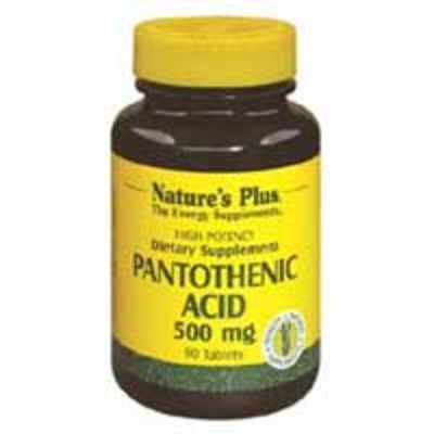 NATURES PLUS PANTOTHENIC ACID 500MG TABS 90S (2030)
