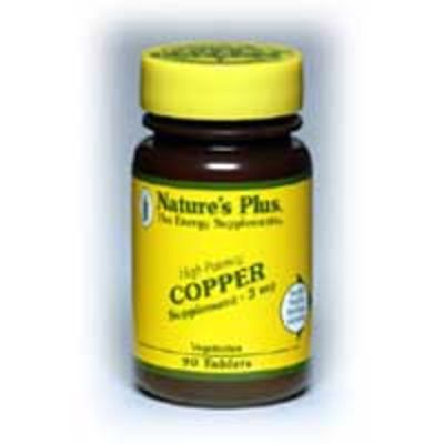 NATURES PLUS COPPER 3MG TABS 90S (3430)