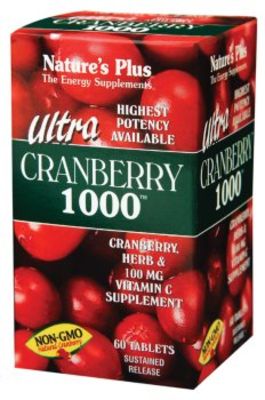 NATURES PLUS ULTRA CRANBERRY 1000 TABS 60S (3952)