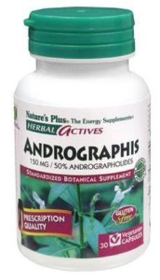NATURES PLUS ANDROGRAPHIS 150MG CAPS 30S (7101)