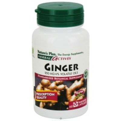 NATURES PLUS GINGER 250MG 60CAPS (7176)