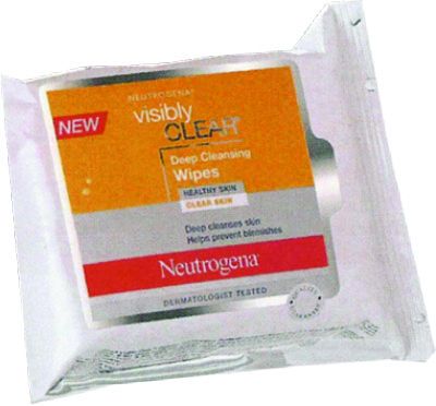 NEUTROGENA VISIBLY CLEAR 8 HOUR RAPID CLEAR WIPES 25ΤΕΜ