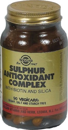 SOLGAR SULPHUROUS ANTIOXIDANT COMPLEX VEG.CAPS 90S