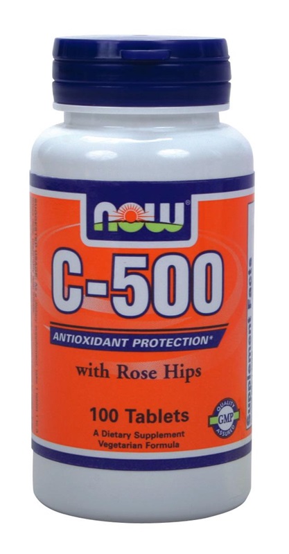 NOW FOODS C-500 WITH ROSE και BIOFLAVONOIDS TABS 100S (0670)