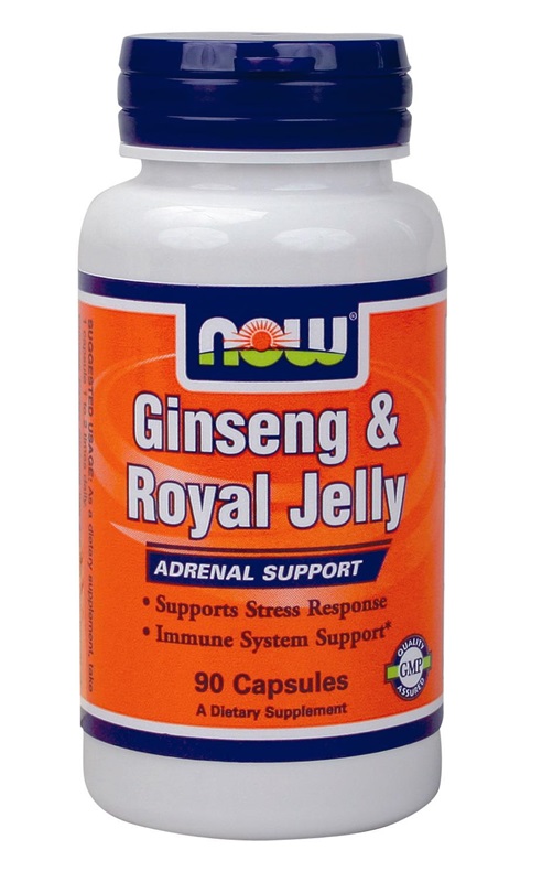 NOW FOODS GINSENG και ROYAL JELLY CAPS 90S (4007)