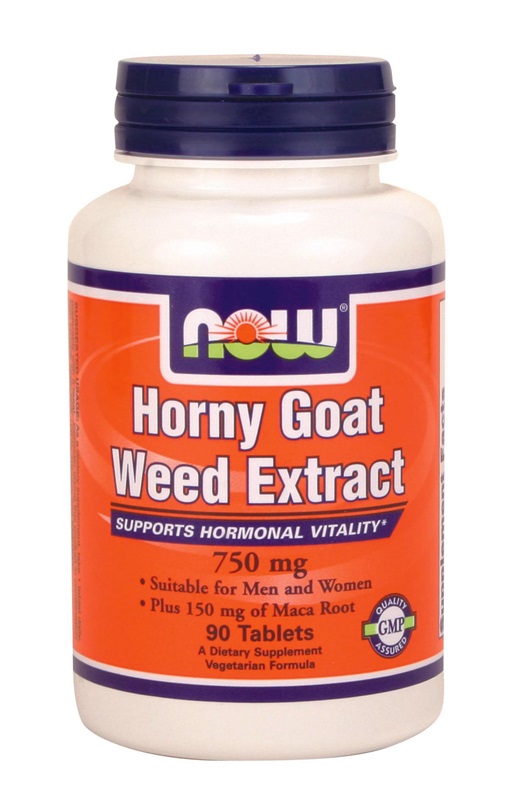 NOW HORNY GOAT WEED EXTRACT 750MG