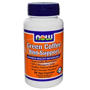 NOW FOODS GREEN COFFEE DIET SUPPORT CAPS 90S