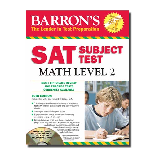 BARRON'S SAT SUBJECT TEST MATH LEVEL 2 (+ CD-ROM) 10TH ED