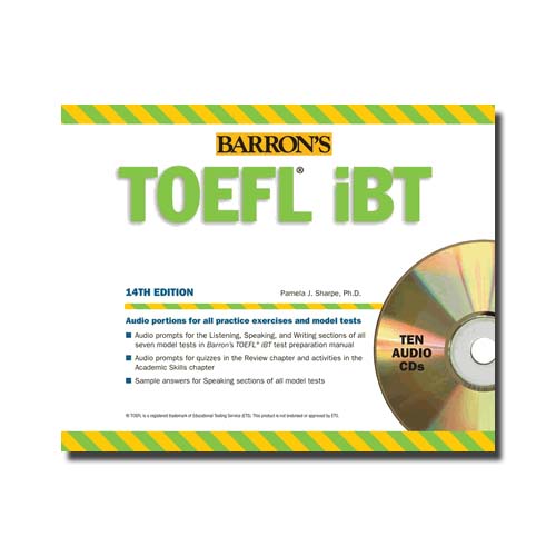 BARRON\'S TOEFL IBT AUDIO CD PACKAGE
