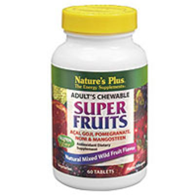 NATURES PLUS SUPER FRUITS ADULT S CHEWABLE TABS 60S (4938)