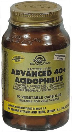 SOLGAR ADVANCED 40+ ACIDOPHILUS VEG.CAPS 60S