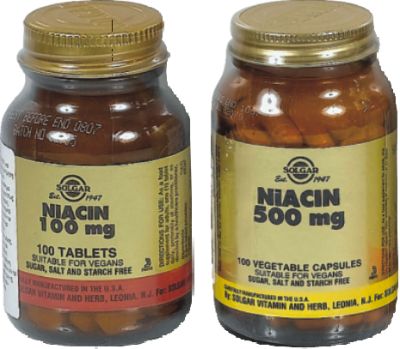 SOLGAR NIACIN 500MG VEG.CAPS 100S