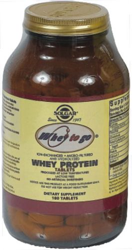 SOLGAR WHEY TO GO PROTEIN 1500MG TABS 180S
