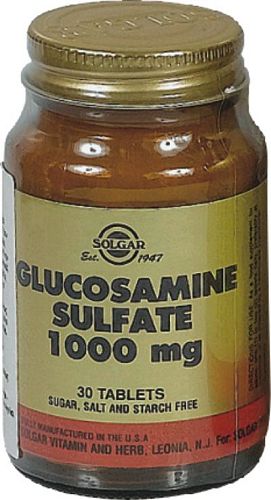SOLGAR GLUCOSAMINE SULFATE 1000MG TABS 30S